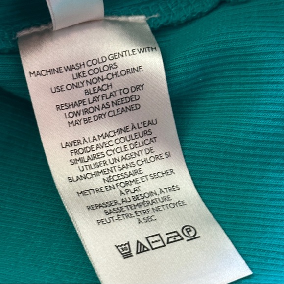 The Rafaela Bow-Tie Tank by Maeve for Anthropologie - Ribbed tank top XS green - Picture 10 of 11